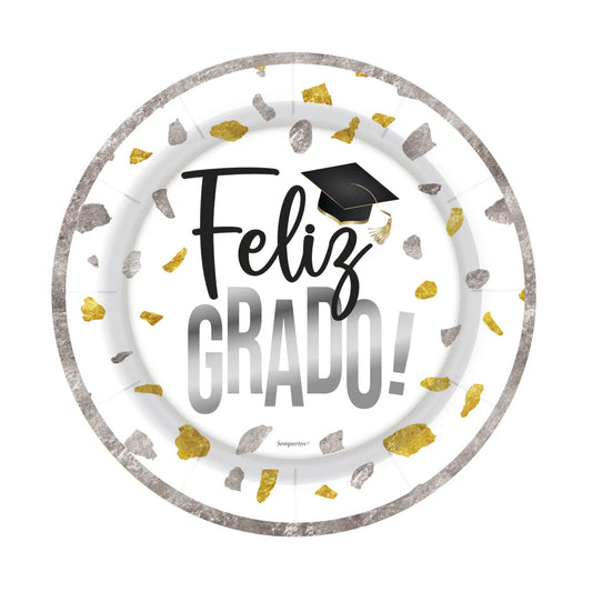 PLATO METALIZADO GRADO