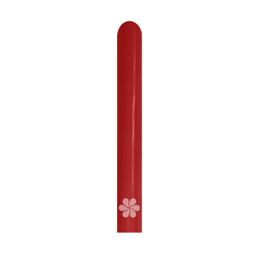 GLOBO LATEX TUBITO FASHION ROJO IMPERIAL