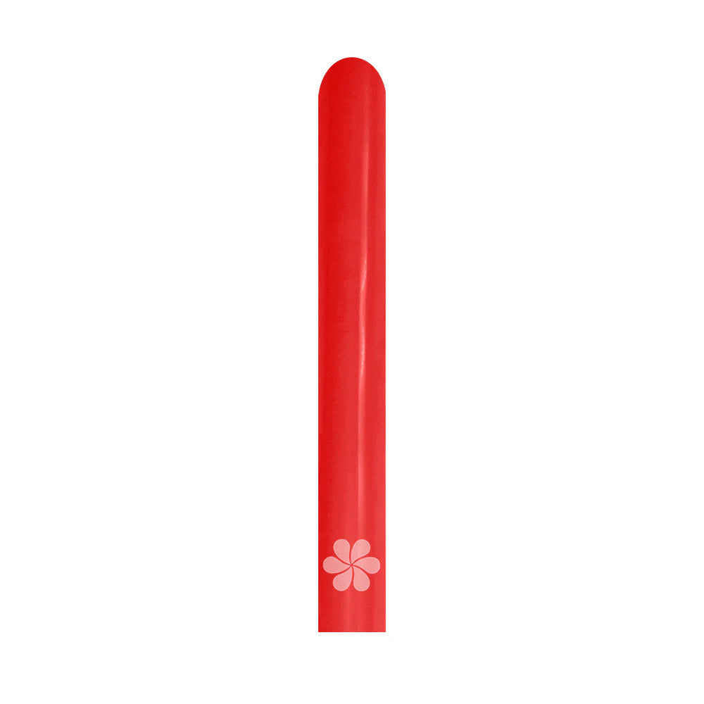 GLOBO LATEX TUBITO FASHION ROJO