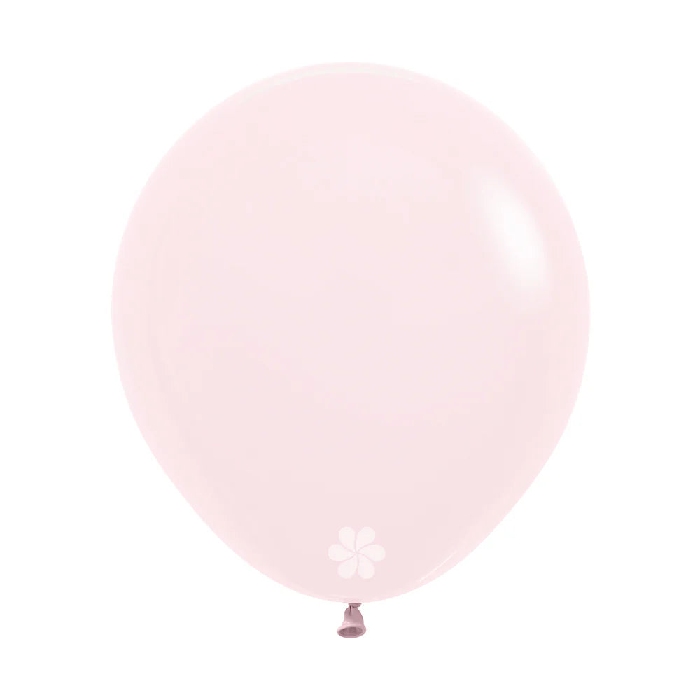 GLOBO LATEX REDONDO PASTEL MATE ROSADO