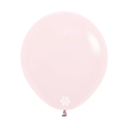 GLOBO LATEX REDONDO PASTEL MATE ROSADO