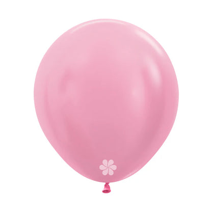 GLOBO LATEX REDONDO SATIN ROSADO