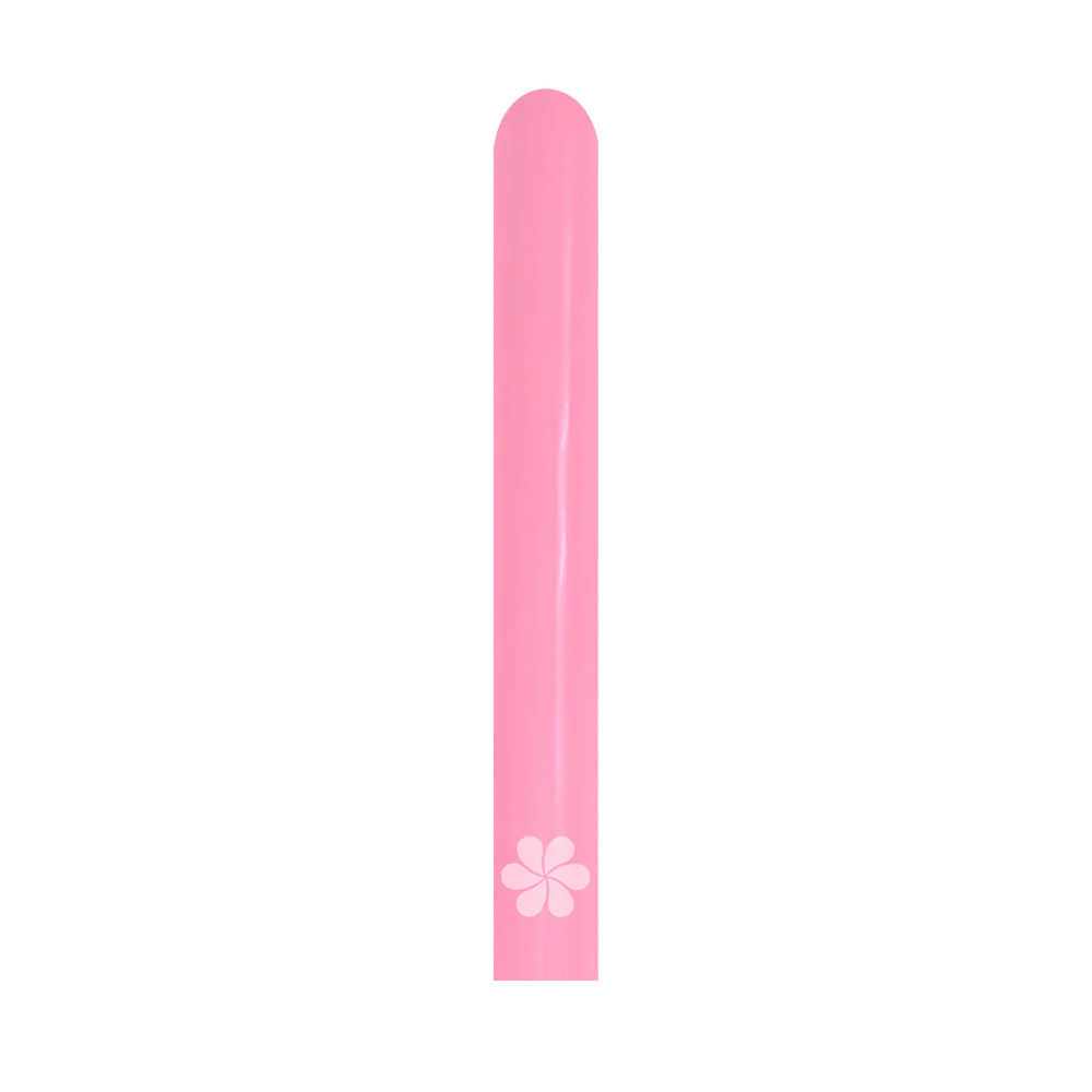 GLOBO LATEX TUBITO SATIN ROSADO