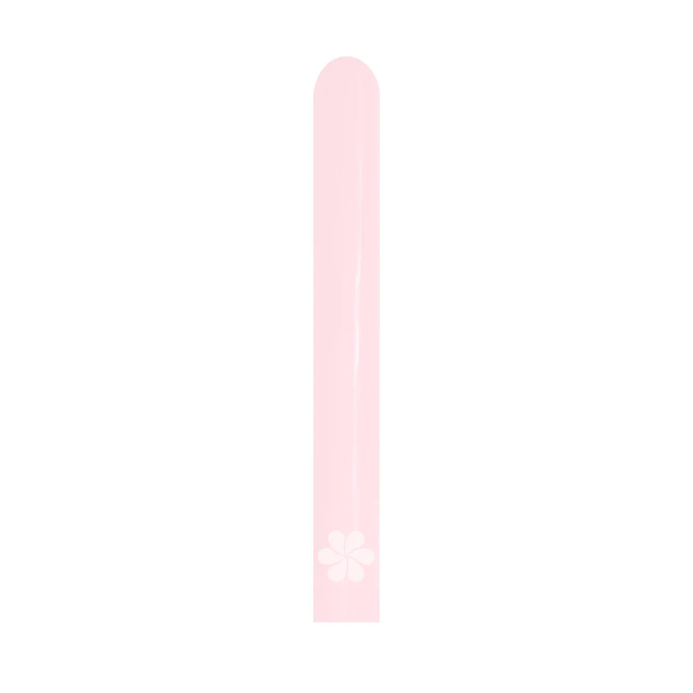 GLOBO LATEX TUBITO PASTEL MATE ROSADO