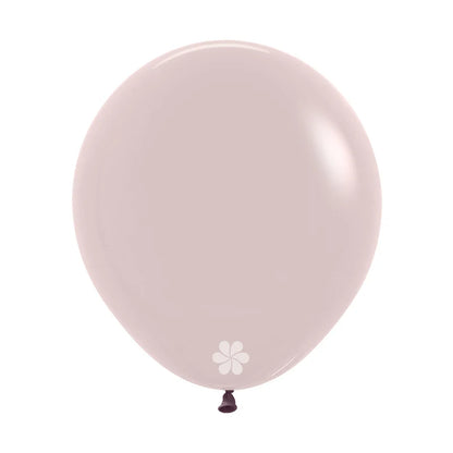 GLOBO LATEX REDONDO PASTEL DUSK ROSA