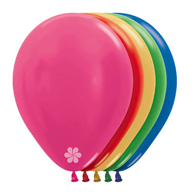 GLOBO LATEX REDONDO METAL SURTIDO