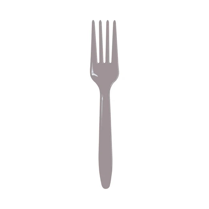 TENEDOR DELUXE OXO PLATA