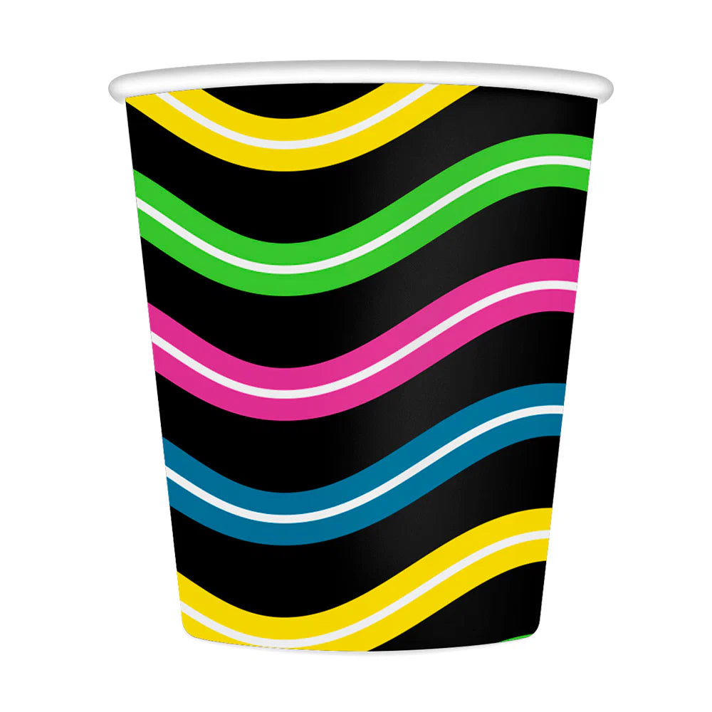 VASO FELIZ CUMPLEAÑOS FLUORESCENTE