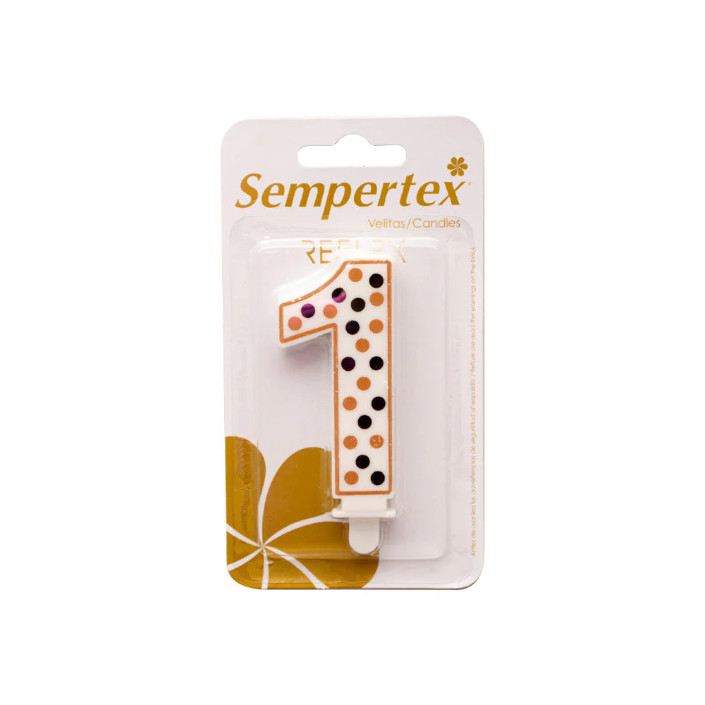 VELA NUMERICA POLKA DELUXE #1