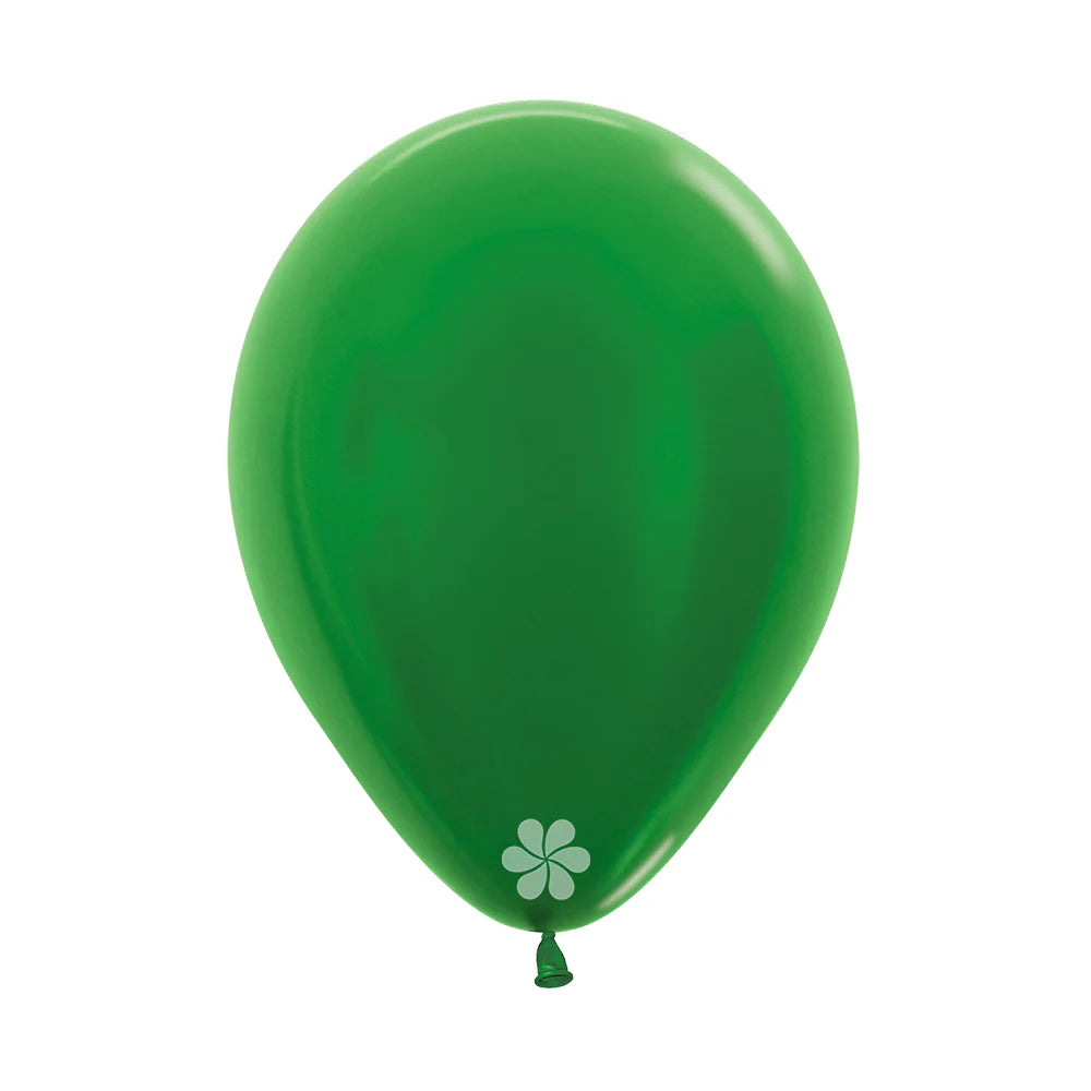 GLOBO LATEX REDONDO METAL VERDE