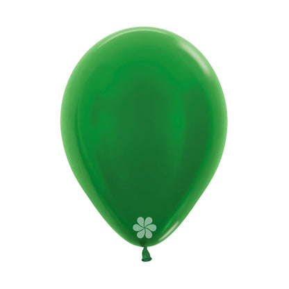 GLOBO LATEX REDONDO METAL VERDE