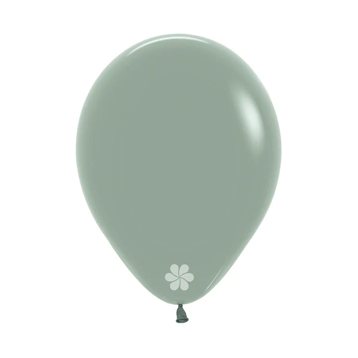GLOBO LATEX REDONDO PASTEL DUSK VERDE LAUREL