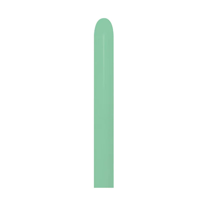 GLOBO LATEX TUBITO FASHION VERDE MENTA