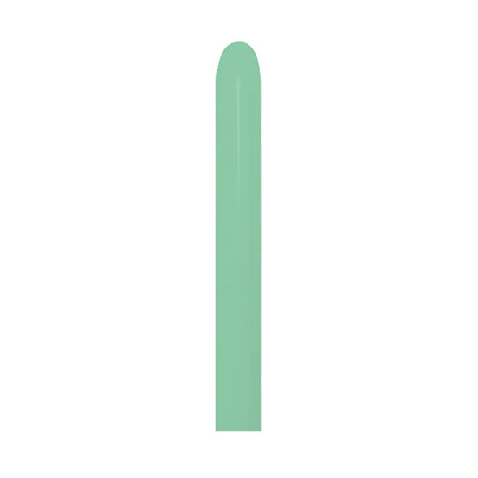 GLOBO LATEX TUBITO FASHION VERDE MENTA