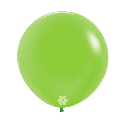 GLOBO LATEX REDONDO NEON VERDE
