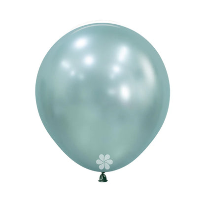 GLOBO LATEX REDONDO SILK VERDE MENTA