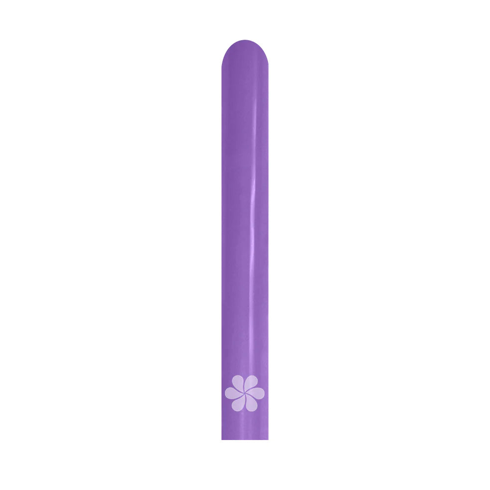 GLOBO LATEX TUBITO REFLEX VIOLETA