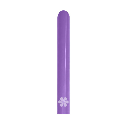 GLOBO LATEX TUBITO REFLEX VIOLETA