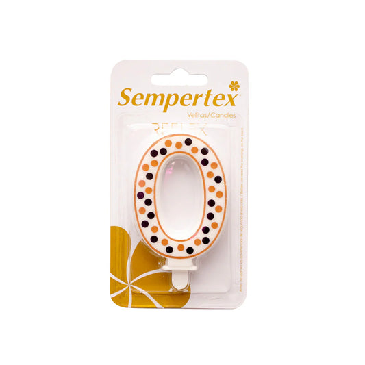 VELA NUMERICA POLKA DELUXE #0